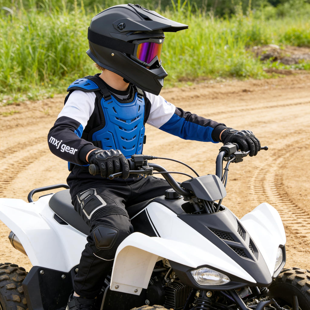 Youth Full Face Motocross Helmets Set Q6485