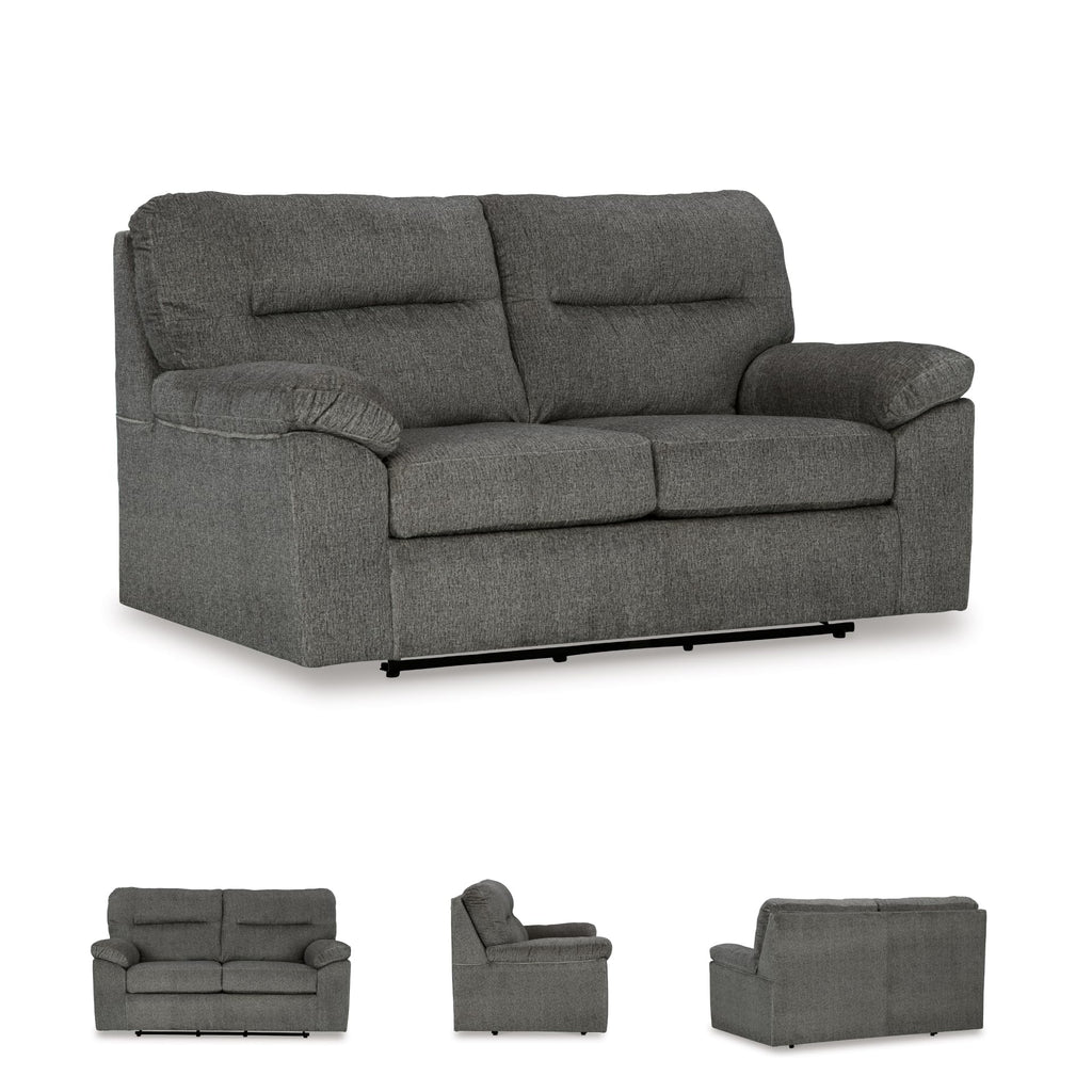 Light Gray Glider Loveseat U57521
