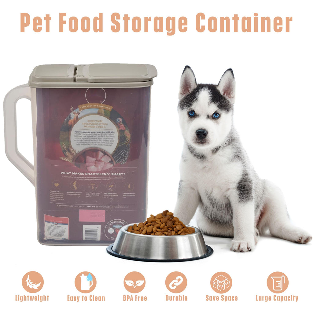 8 Quart Pet Food Storage Container with Scoop J88443