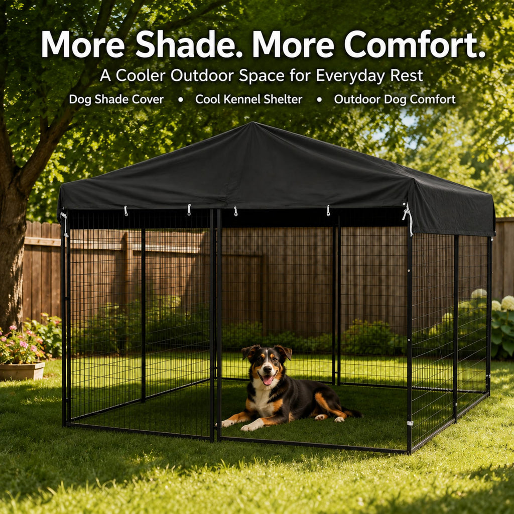 10x10 FT Heavy Duty Waterproof Dog Kennel Cover K159214
