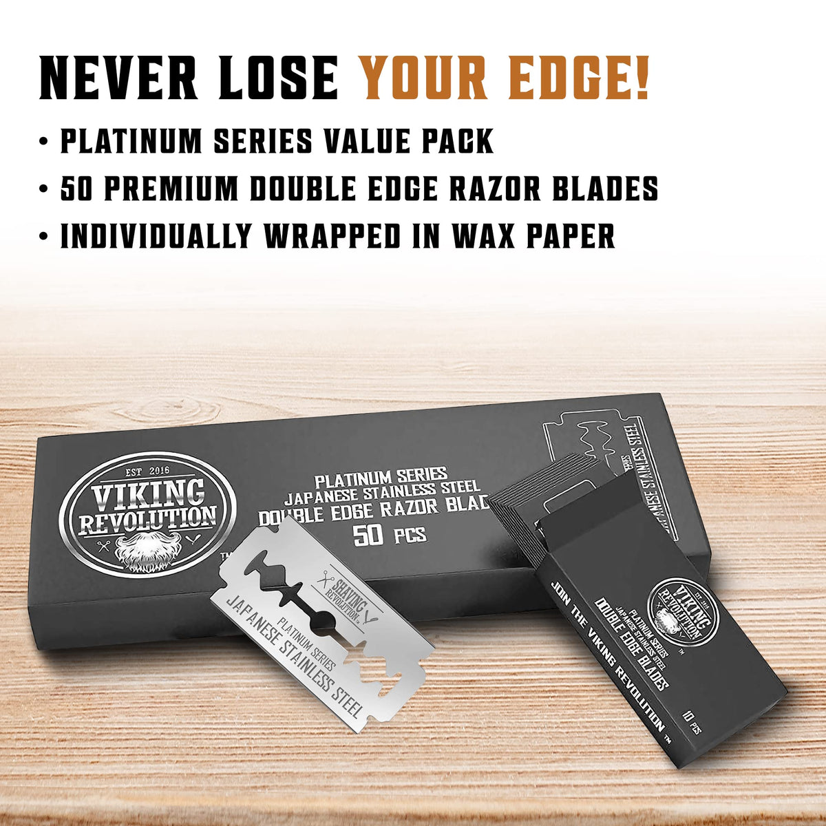 Double Edge Razor Blades 50 Count W2655