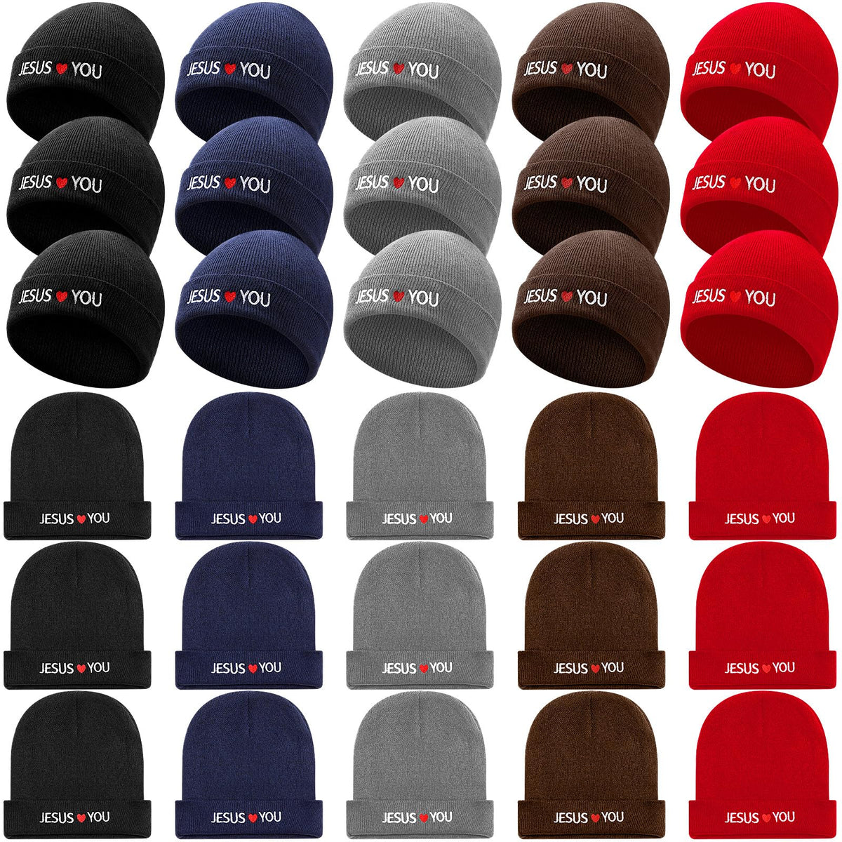 30 Pack Winter Beanie Hats Z94352