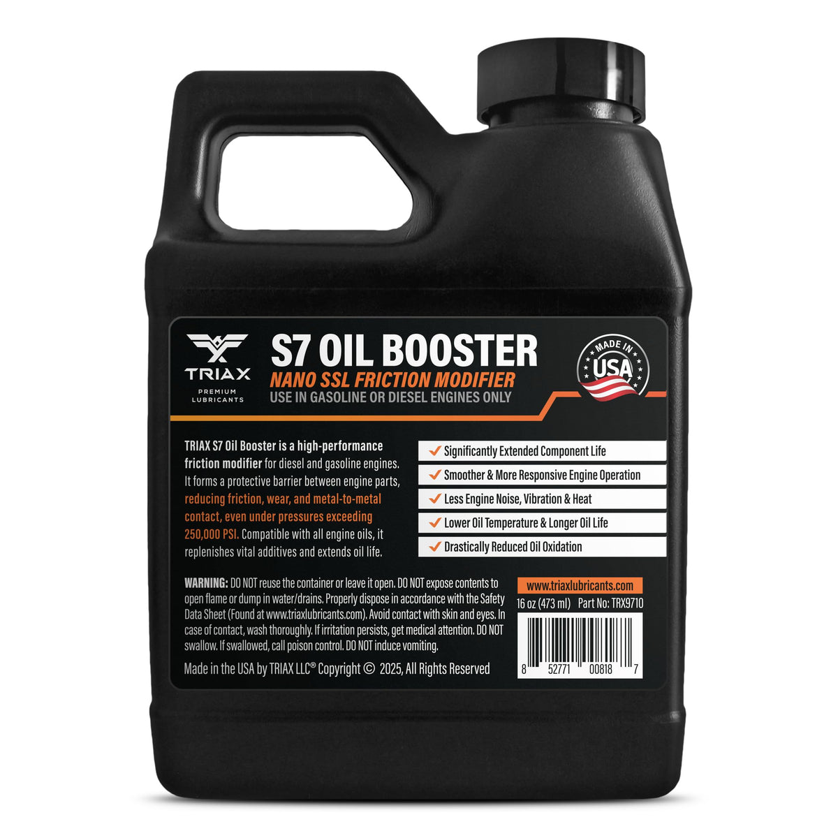 16 Ounce Synthetic Esters Based Friction Modifier V19829