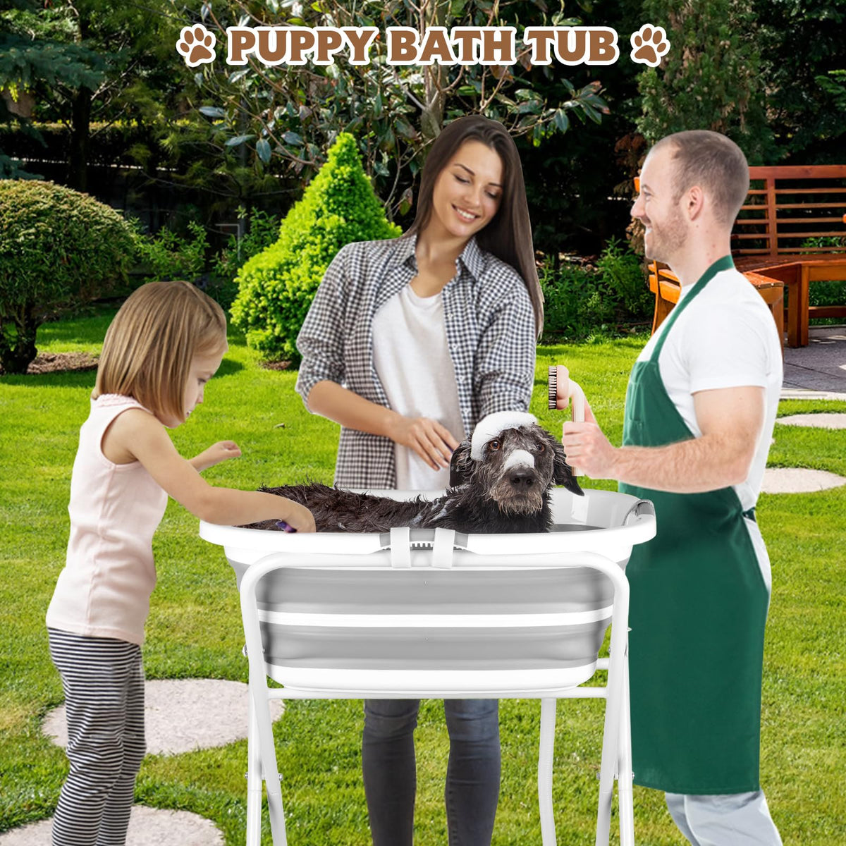 Elevated Dog Bathtub X8622