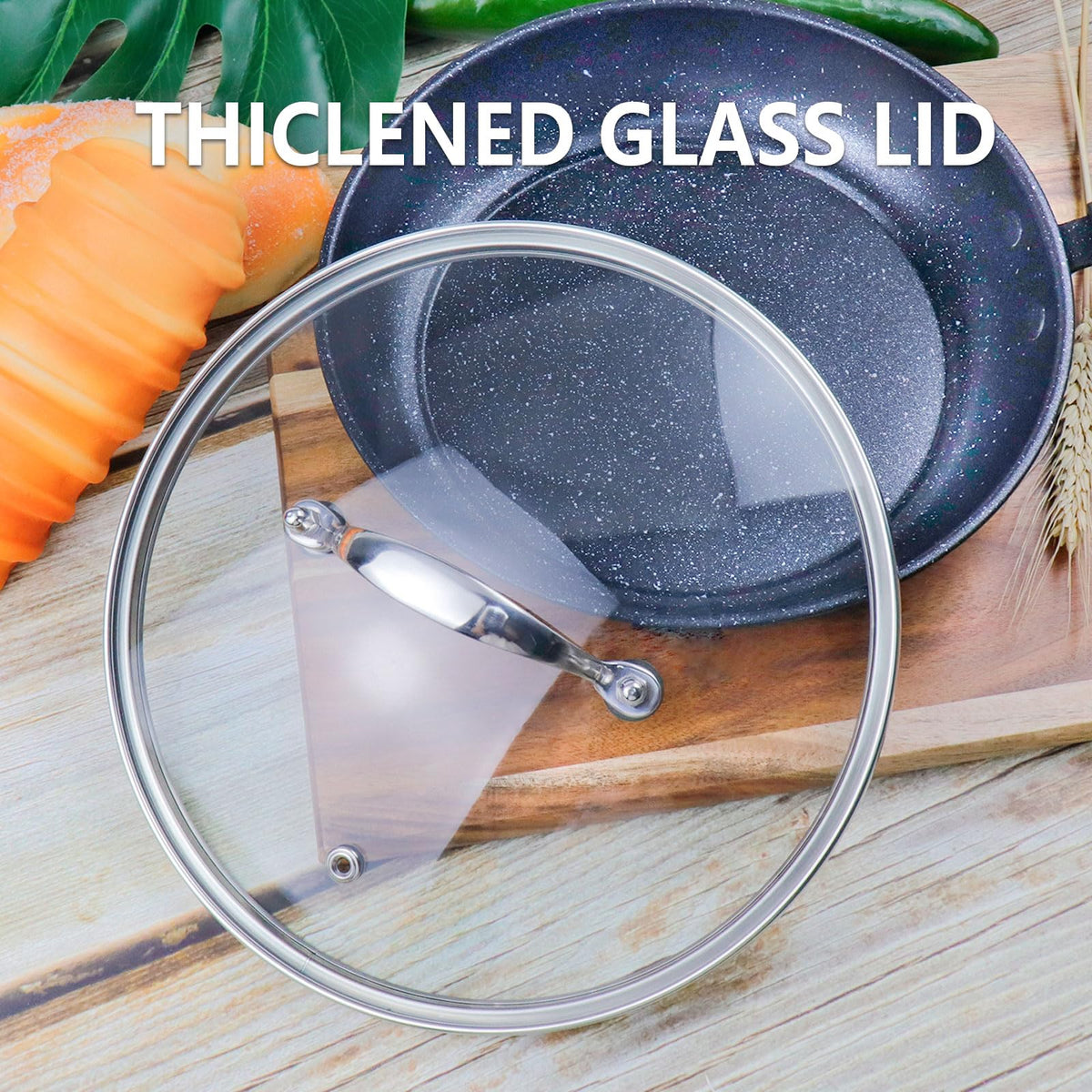 10 Inch Clear Tempered Glass Pan Lid Replacement A907586