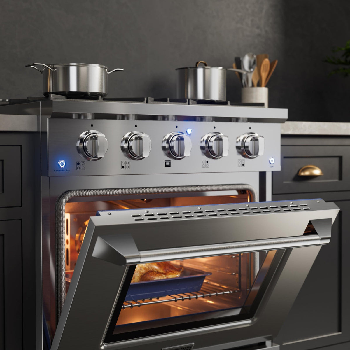 30" Gas Range with Dual-Ring Power Burner I7150