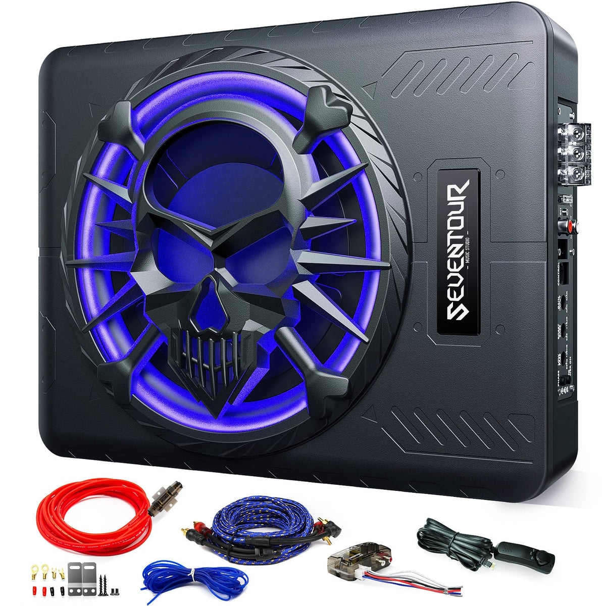 1200W Under Seat Car Subwoofer and Amp W784