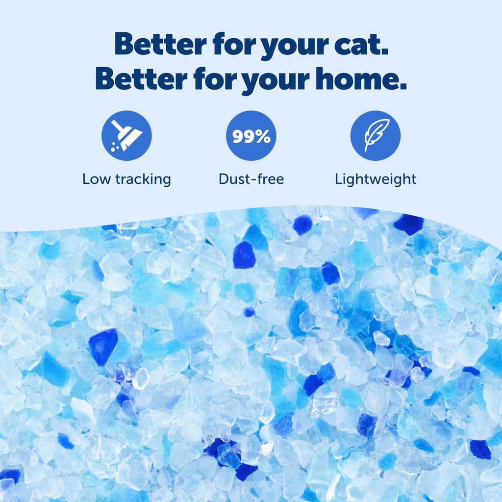 Odor Control Crystal Cat Litter, Fresh Scent, 8 Lb Bag M88829