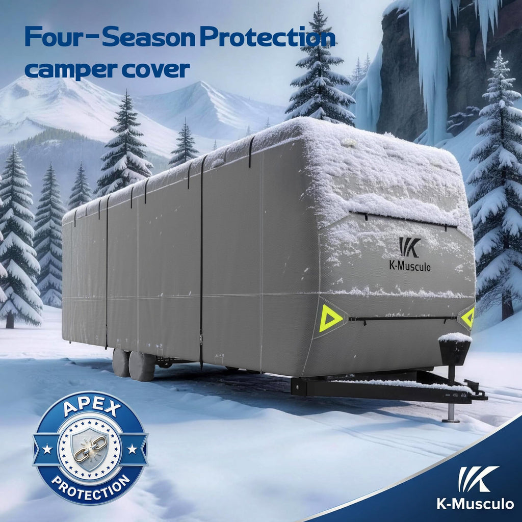 Heavy Duty Windproof Waterproof RV Cover Z343004