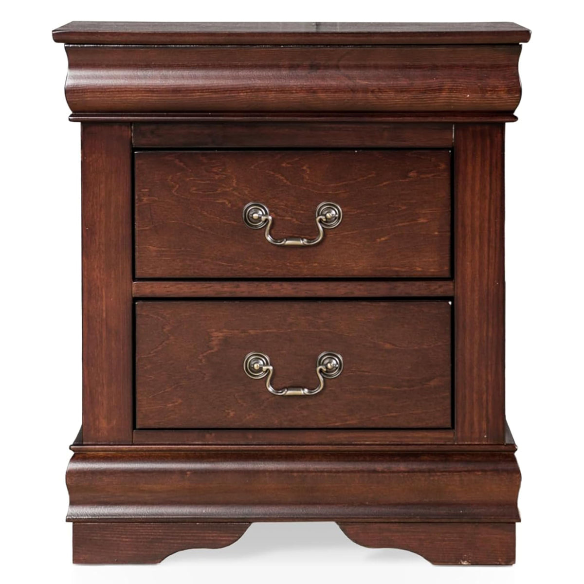Solid Wood Nightstands Set of 2 with Drawers F335