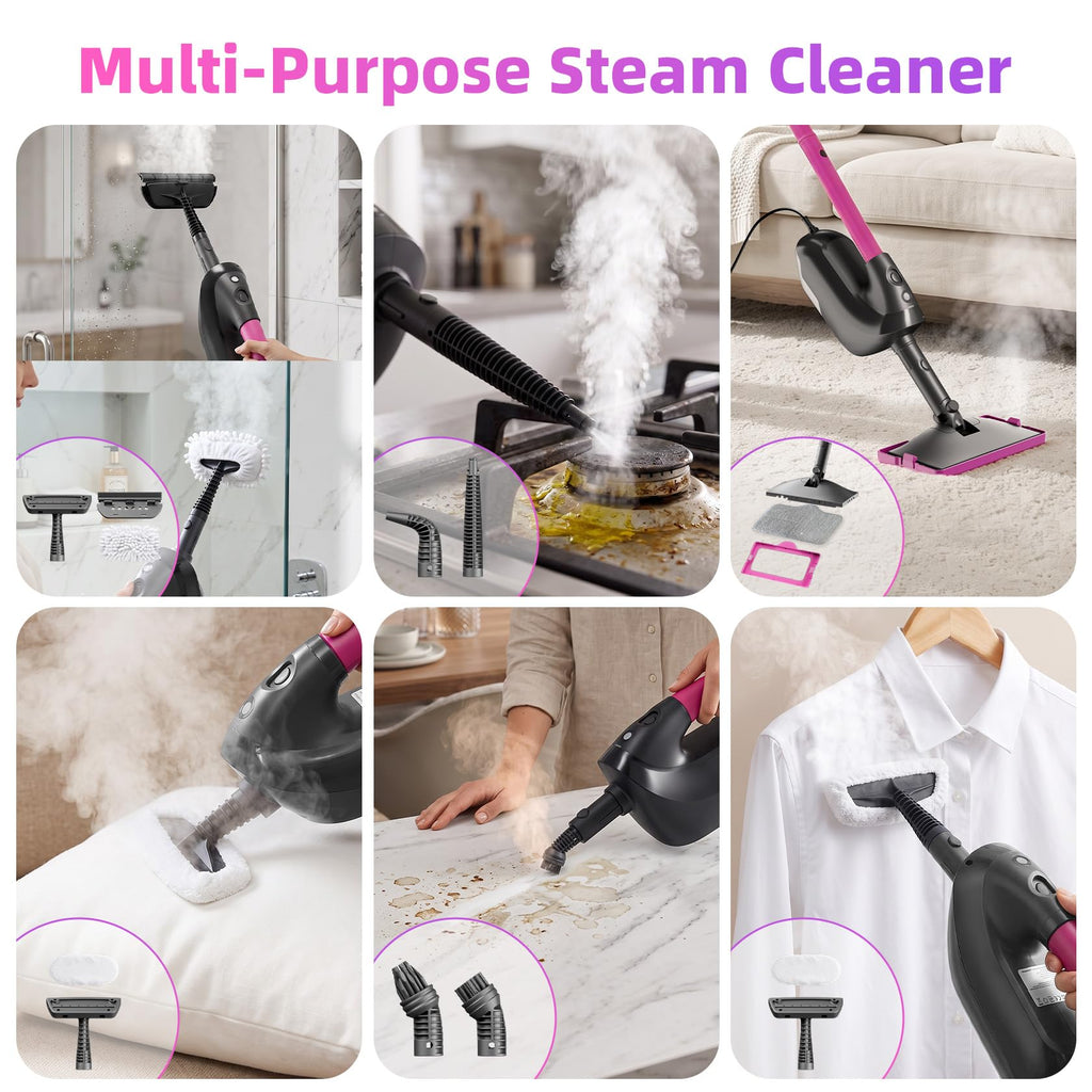 9-in-1 Detachable Handheld Steam Mop W124730