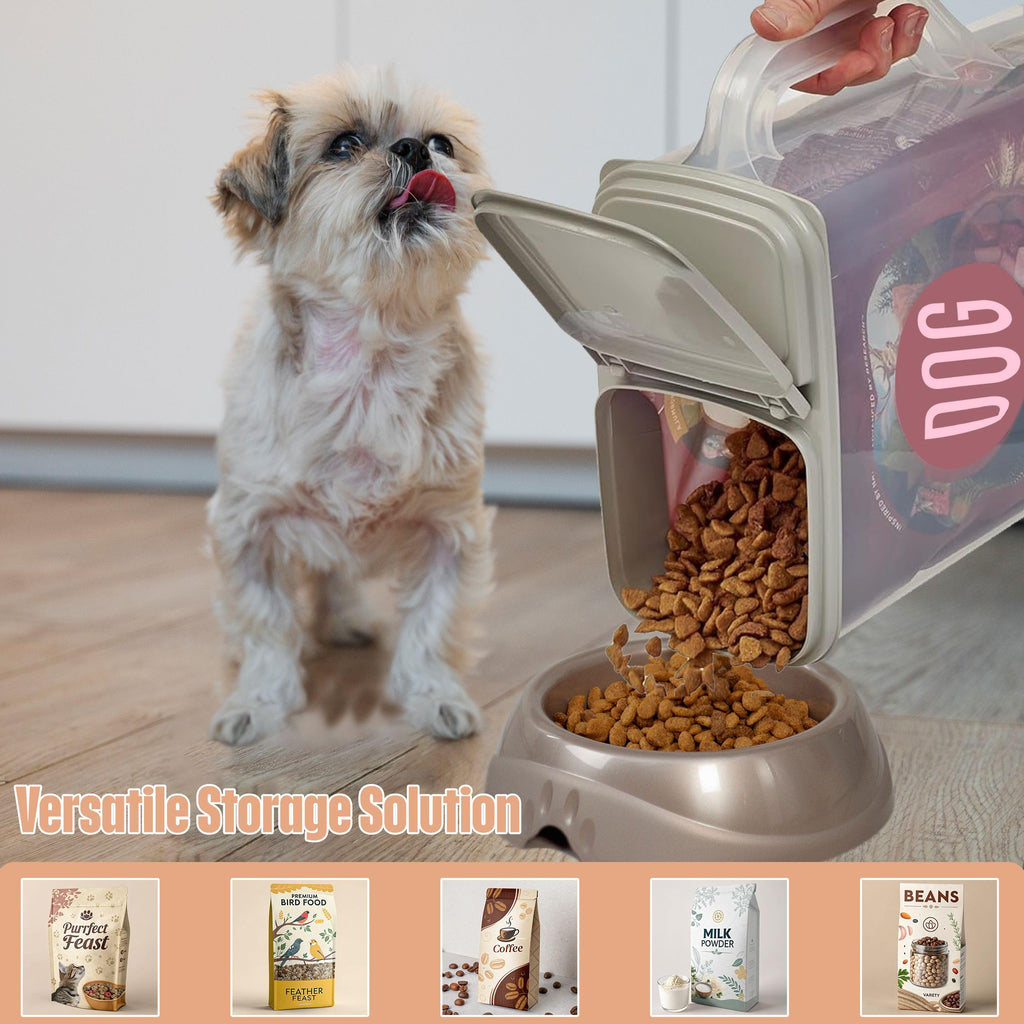 8 Quart Pet Food Storage Container with Scoop J88443
