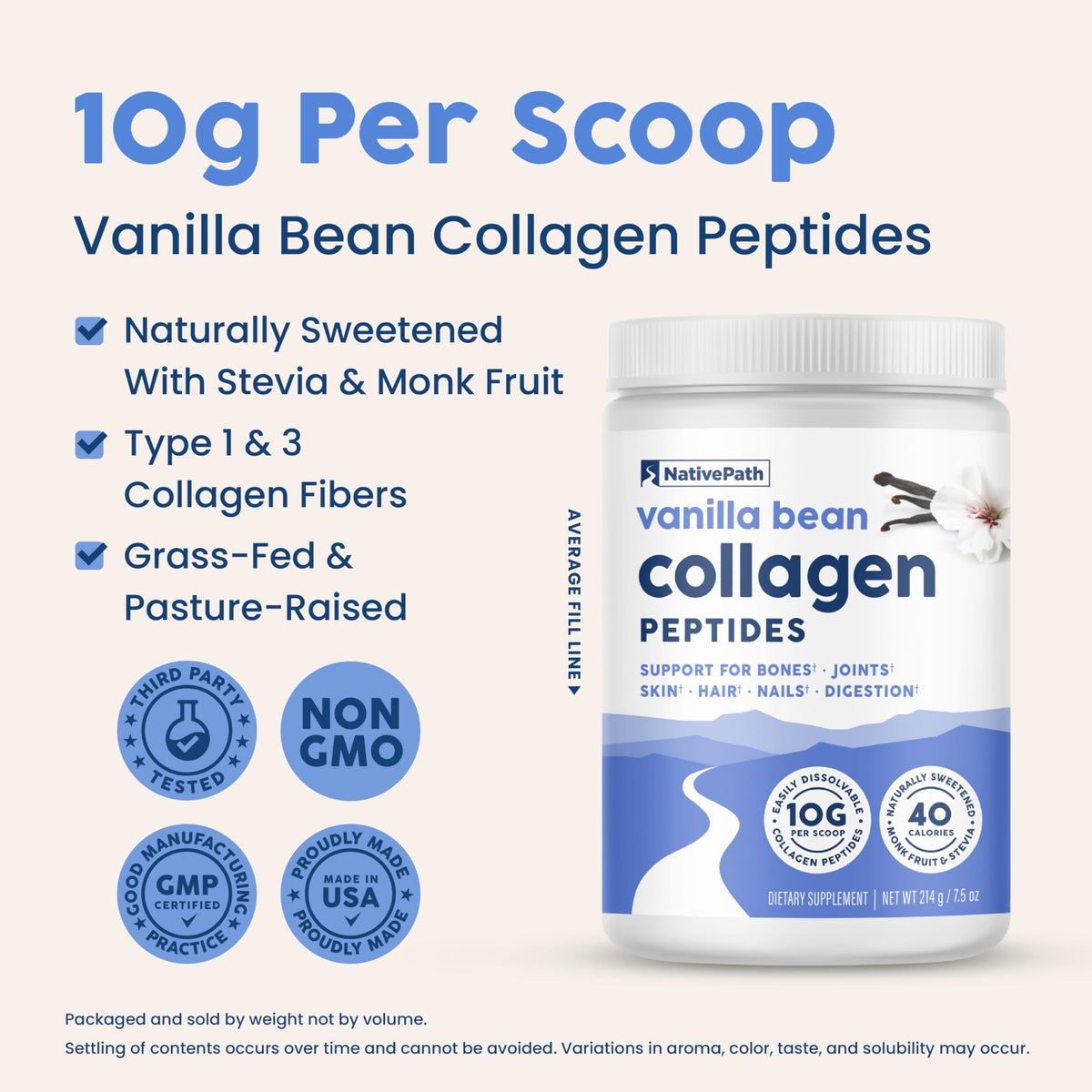 Hydrolyzed Type 1 & 3 Collagen Protein Powder Q991