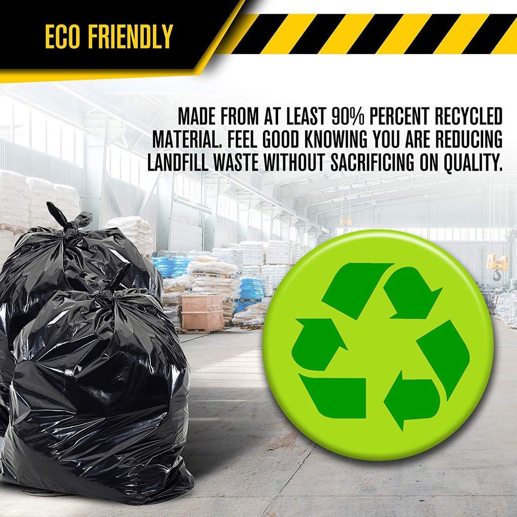 40-45 Gallon Black Heavy Duty Trash Bags G47230
