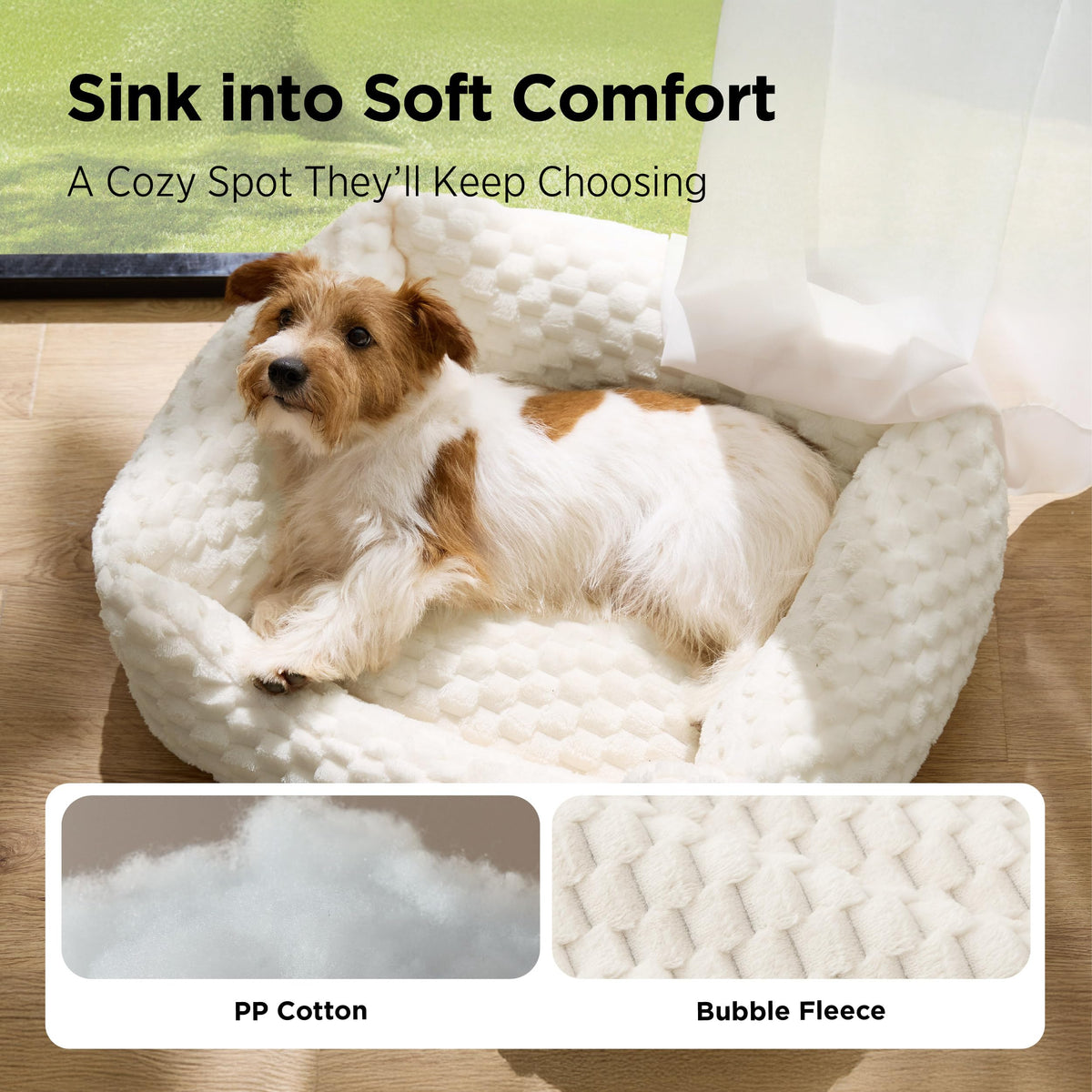 Washable Fluffy Dog Bed G85335