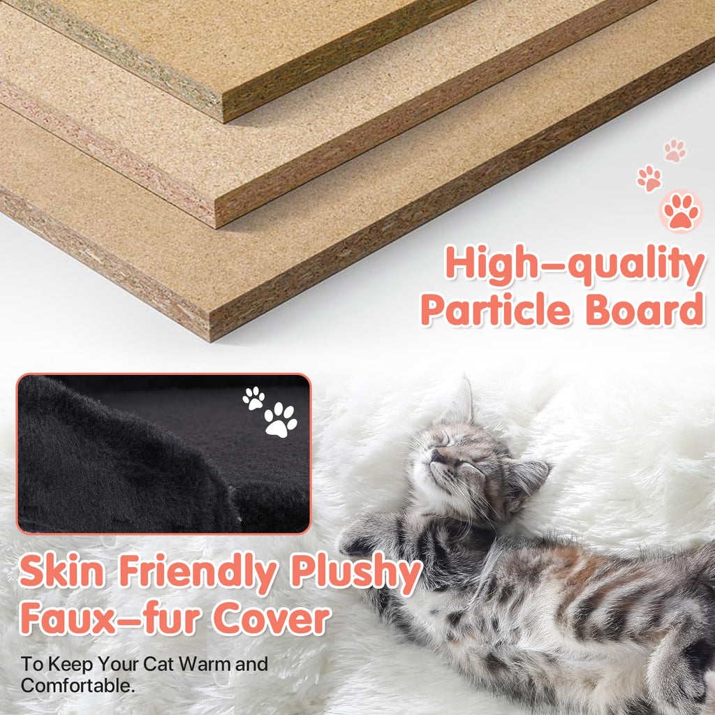 Dark Grey Multi-Level Cat Tree with Scratching Post Q3220