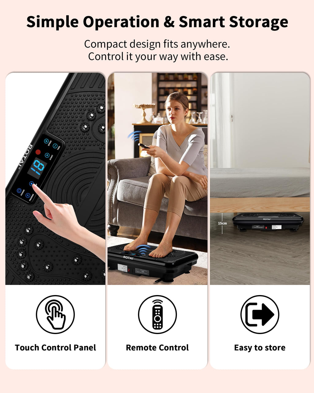 Vibration Plate Exercise Machine 400 lbs Capacity I1466