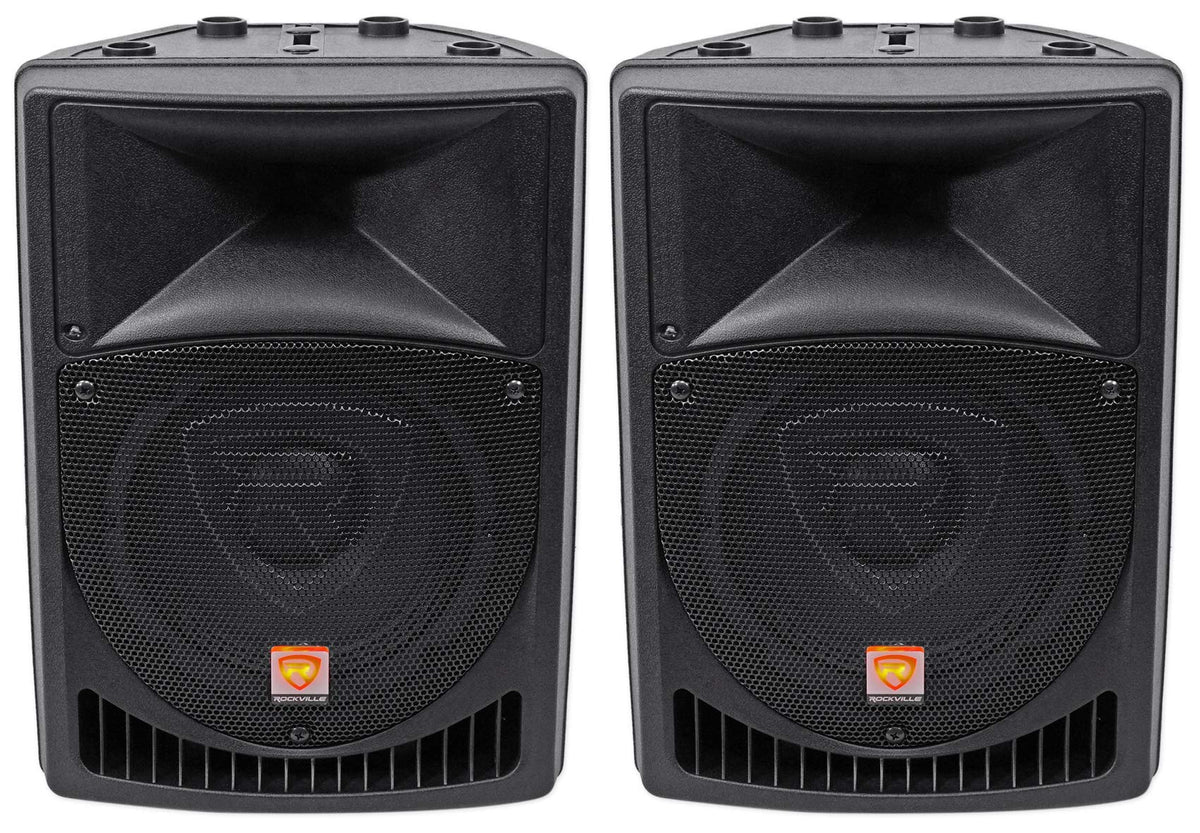 8" Powered PA Speaker System 2-Pack D29576