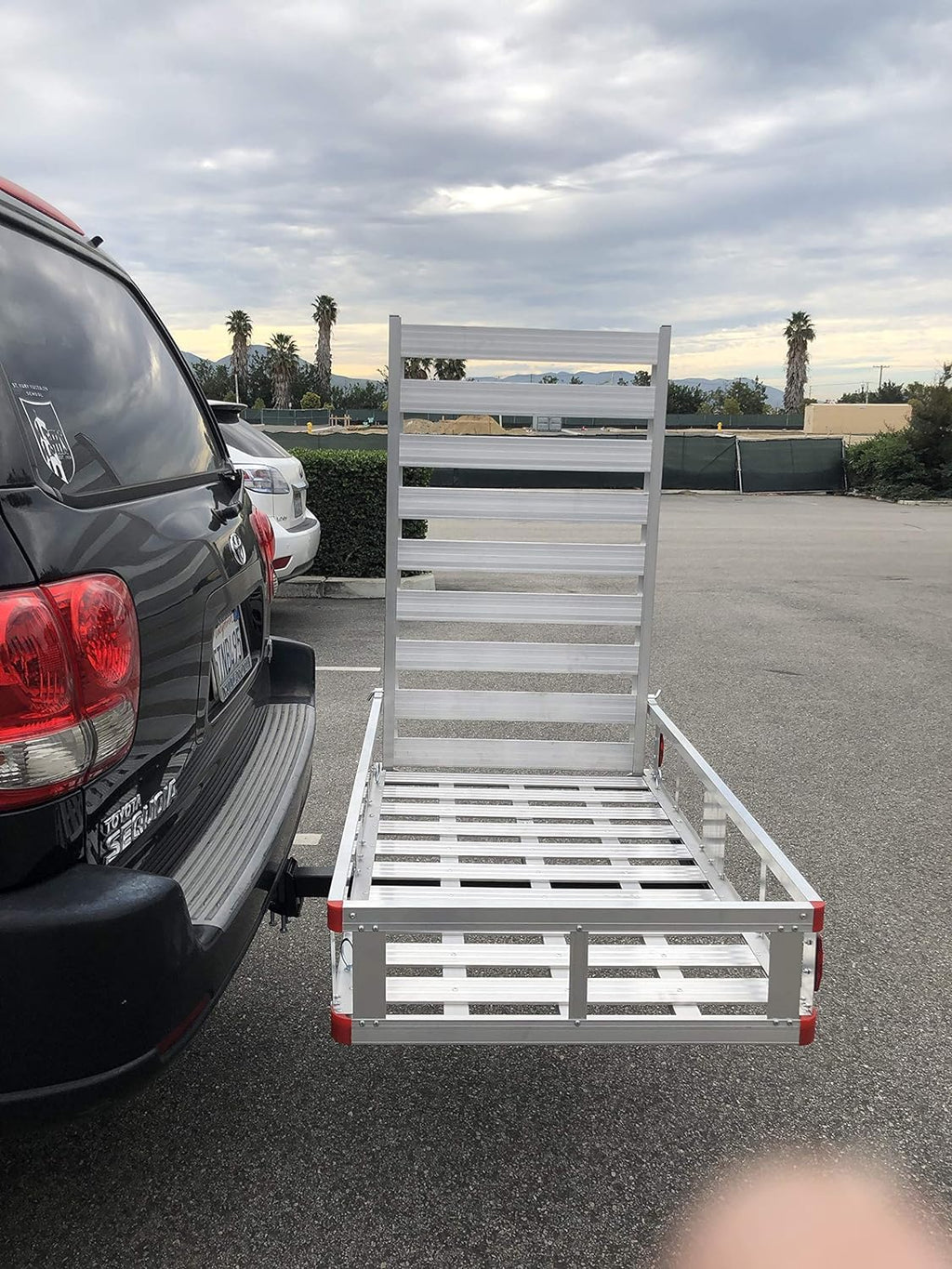 Aluminum Hitch Mount Wheelchair Carrier with 47" Ramp Q229