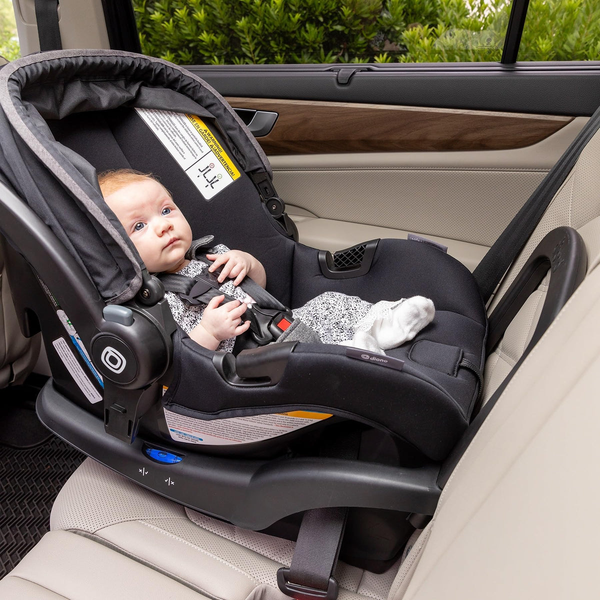 Infant Car Seat and Base, Rear-Facing 4-30lbs, Black T632
