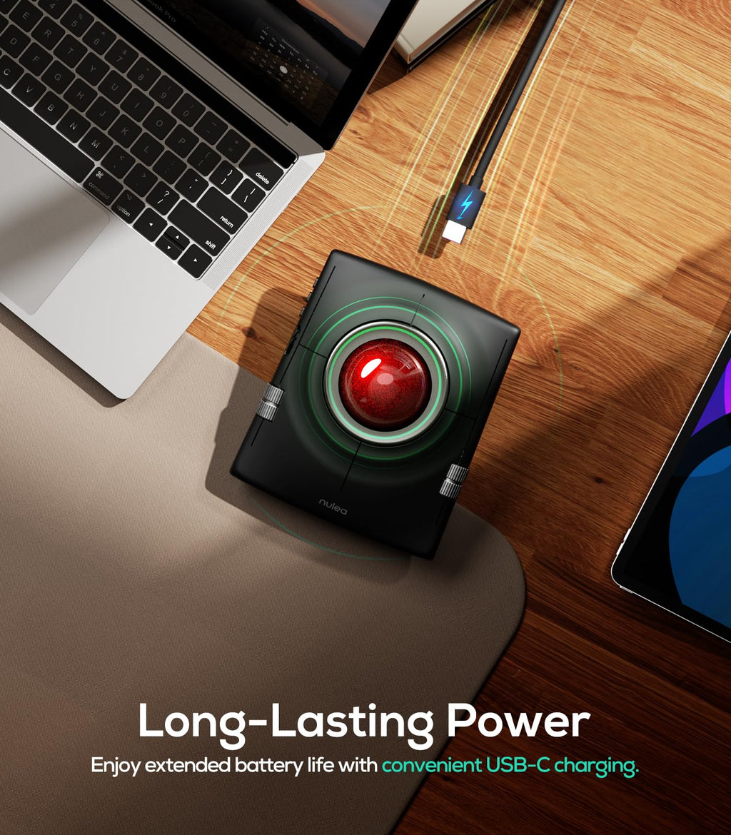 Wireless Ergonomic Trackball Mouse S63262