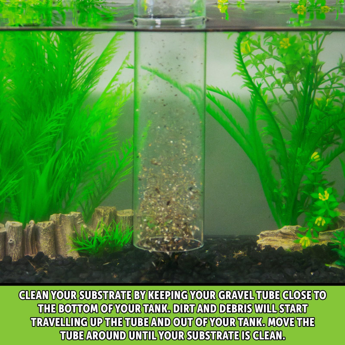 Aquarium Maintenance System, Gravel Cleaner and Water Changer, 25 Foot M7135