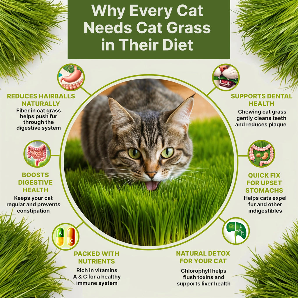 Cat Grass Seeds Mix 16 oz Non-GMO Heirloom G382