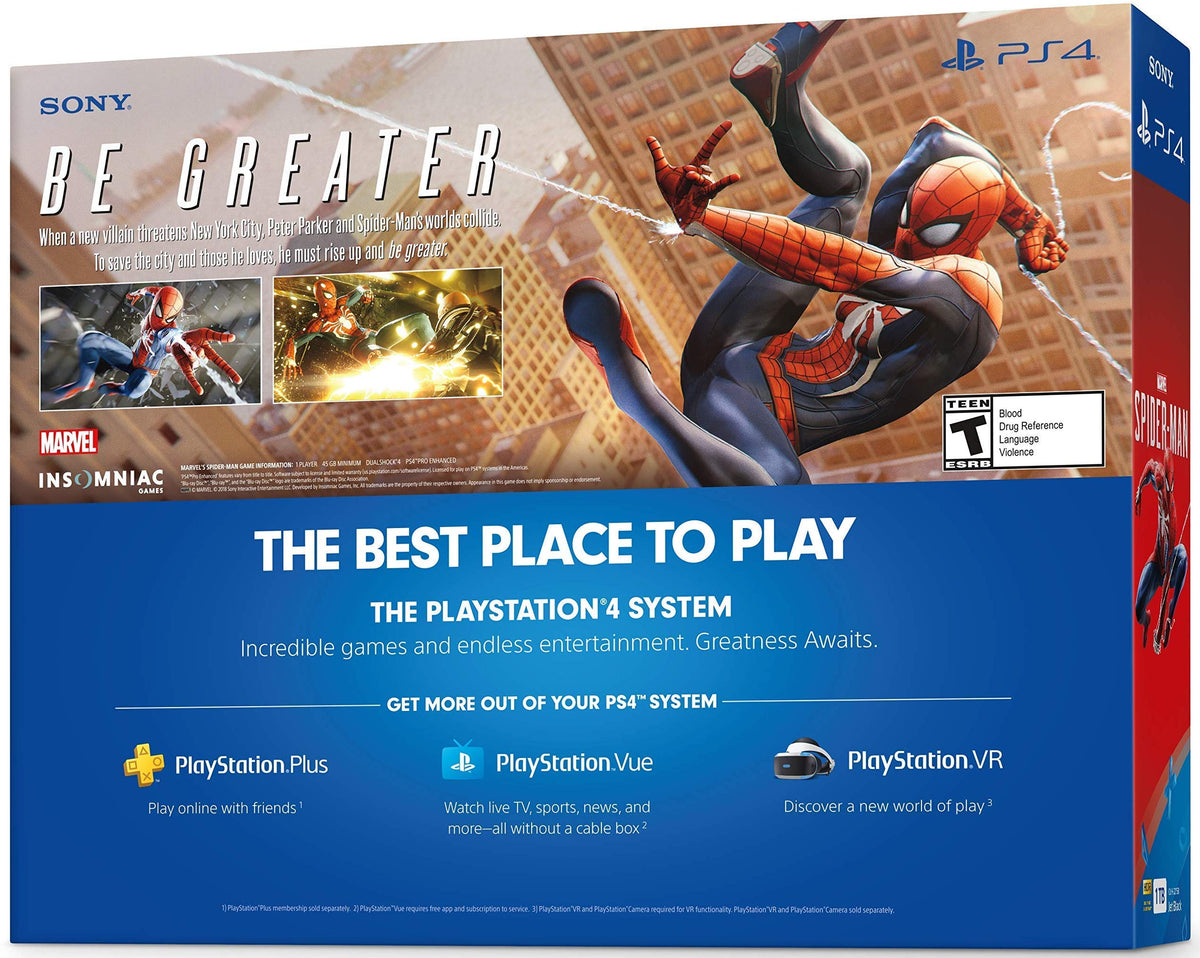 Playstation 4 Slim 1TB SSD Console with Wireless Controller D8824