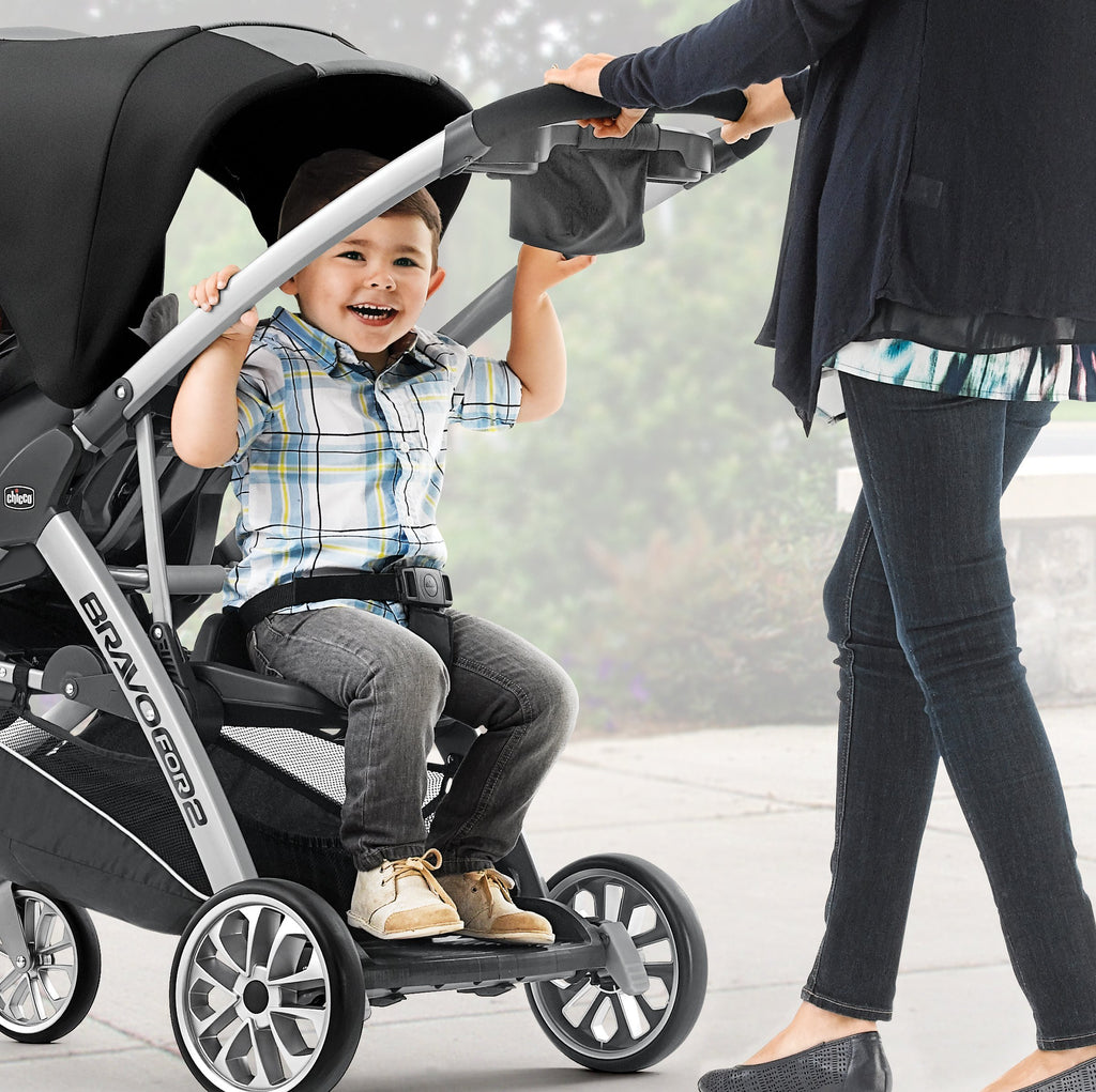 Double Stroller with Child & Parent Tray K932