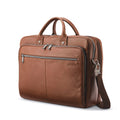 Leather Toploader Briefcase H1052